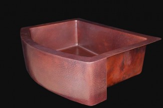 KS33259ARCHDFLWAX Copper Kitchen Sink